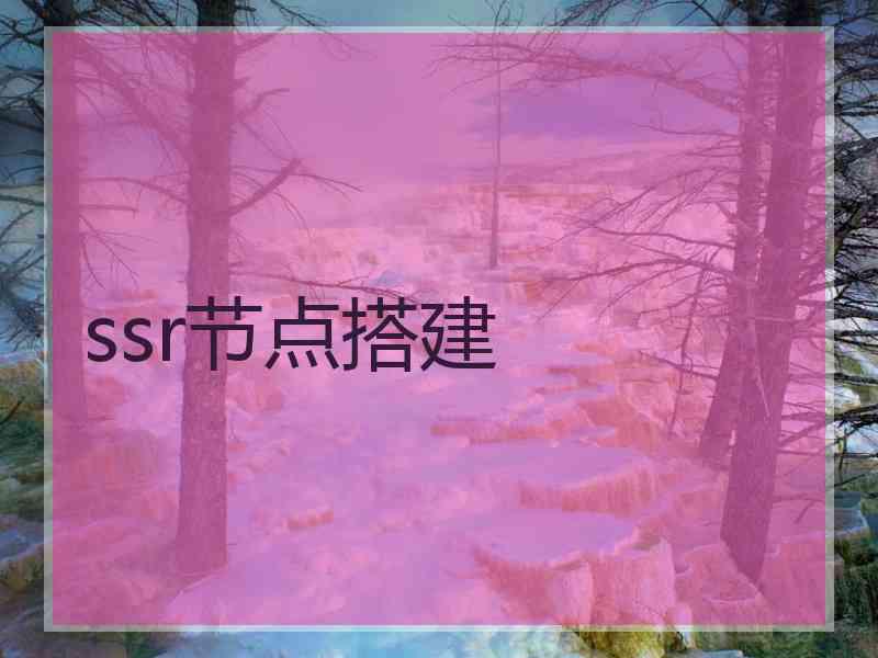 ssr节点搭建