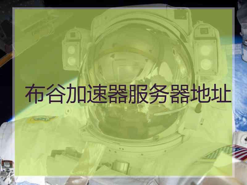 布谷加速器服务器地址