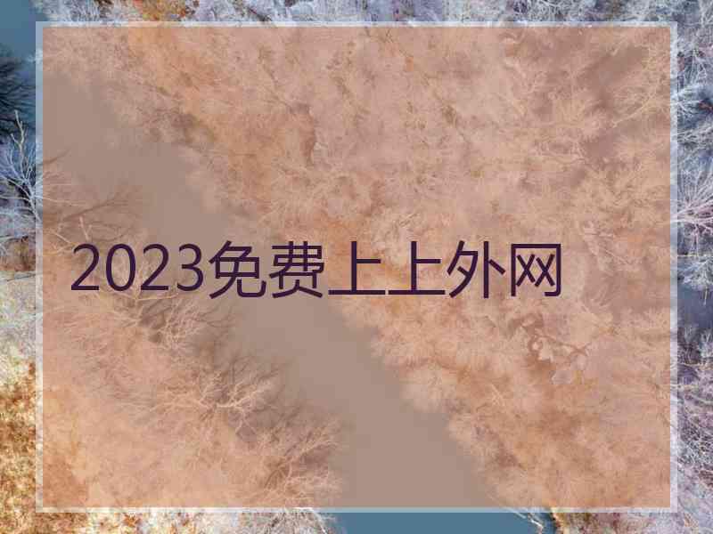 2023免费上上外网