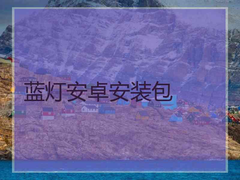 蓝灯安卓安装包