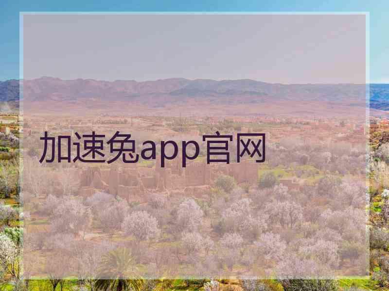 加速兔app官网