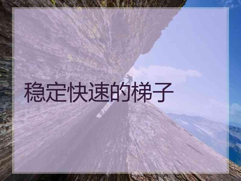 稳定快速的梯子