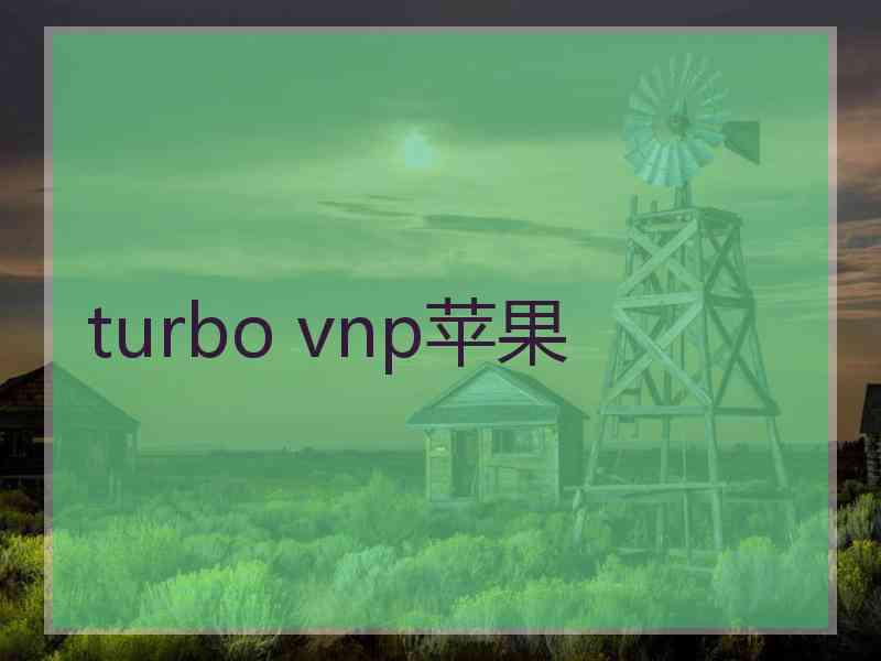 turbo vnp苹果