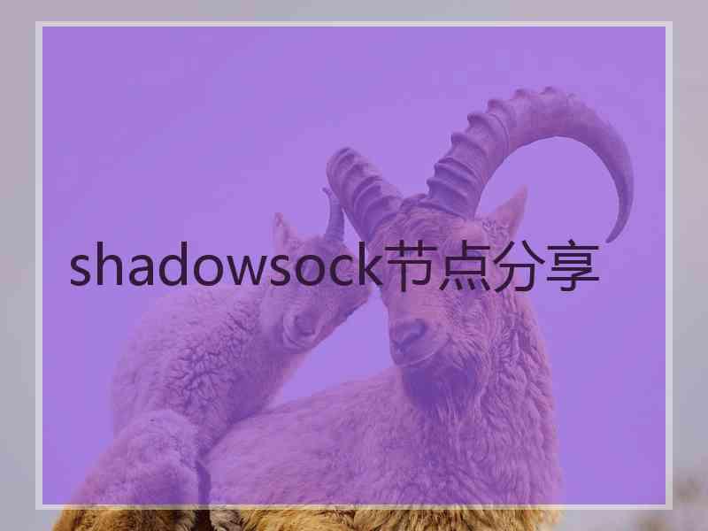 shadowsock节点分享