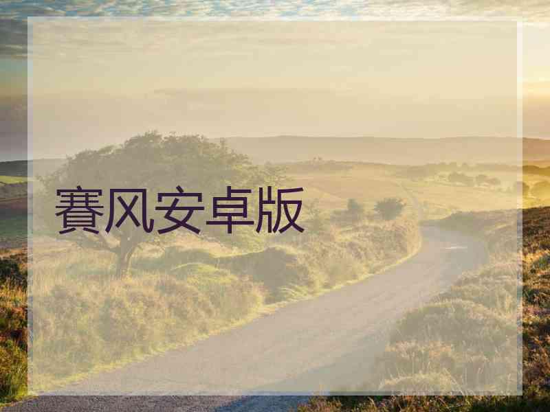 賽风安卓版