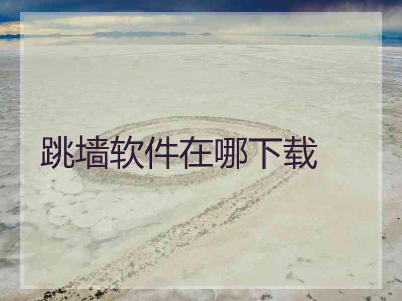 跳墙软件在哪下载