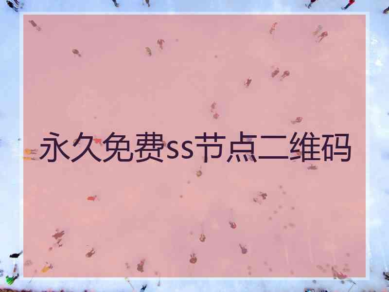 永久免费ss节点二维码