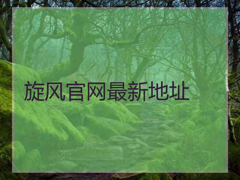 旋风官网最新地址
