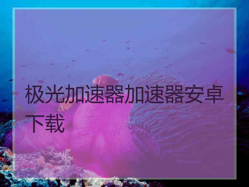 极光加速器加速器安卓下载