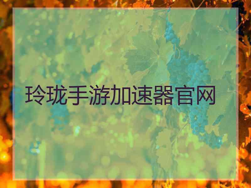 玲珑手游加速器官网