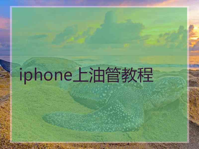 iphone上油管教程