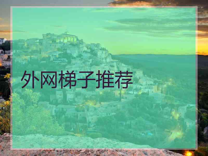 外网梯子推荐