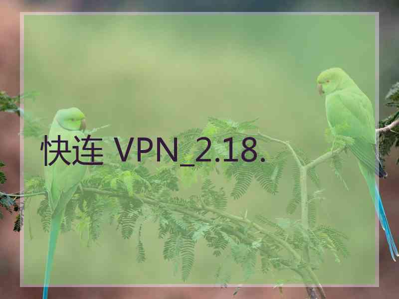 快连 VPN_2.18.