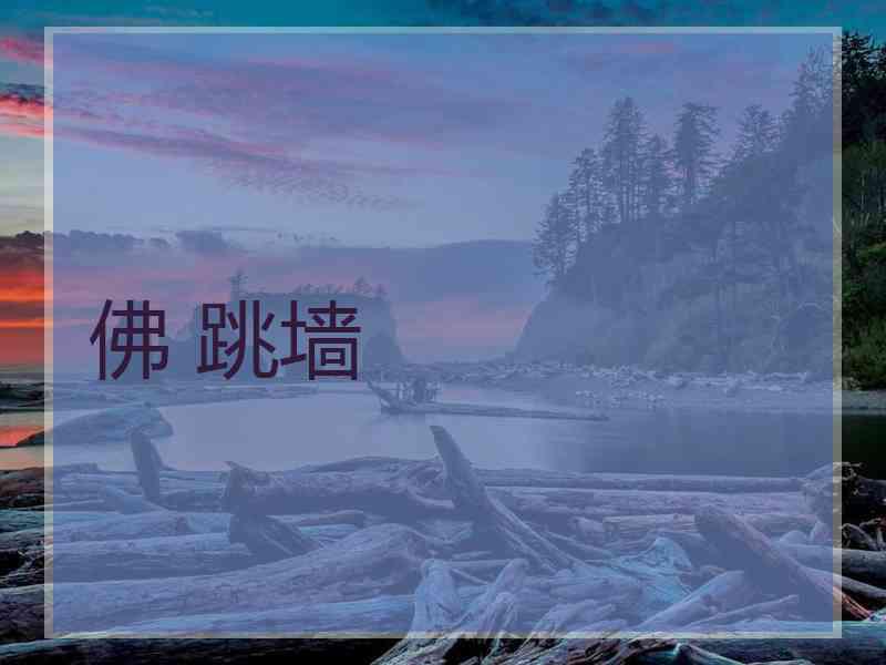 佛 跳墙