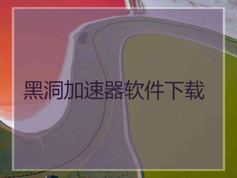 黑洞加速器软件下载