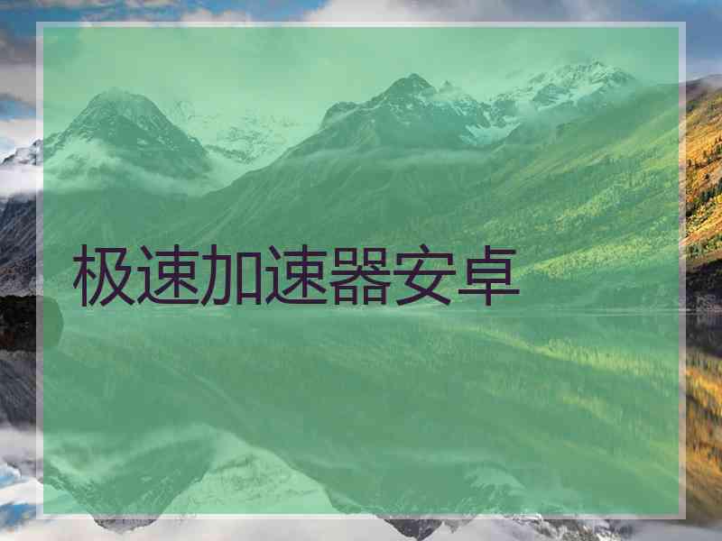 极速加速器安卓