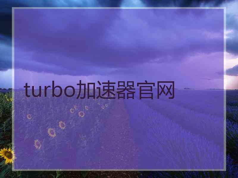 turbo加速器官网
