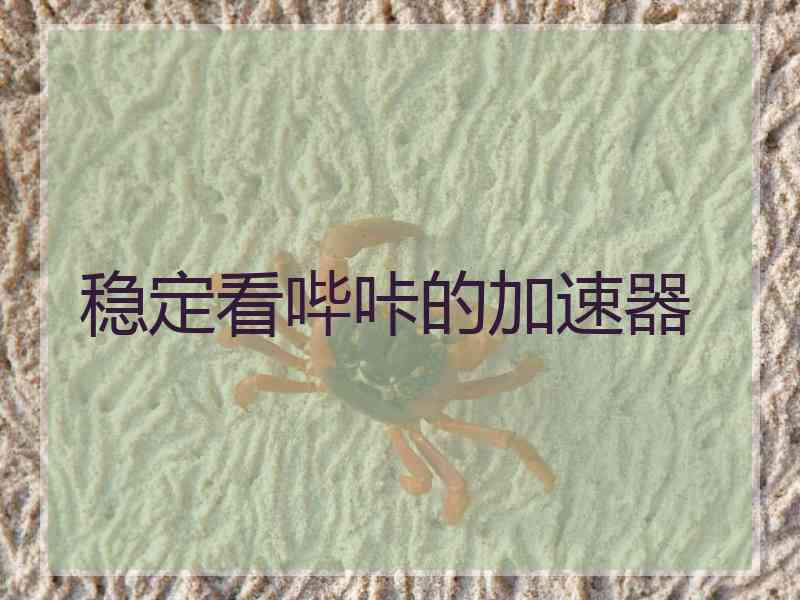 稳定看哔咔的加速器