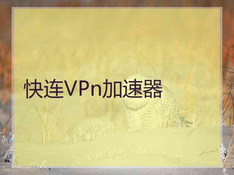 快连VPn加速器