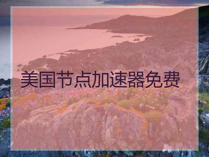 美国节点加速器免费