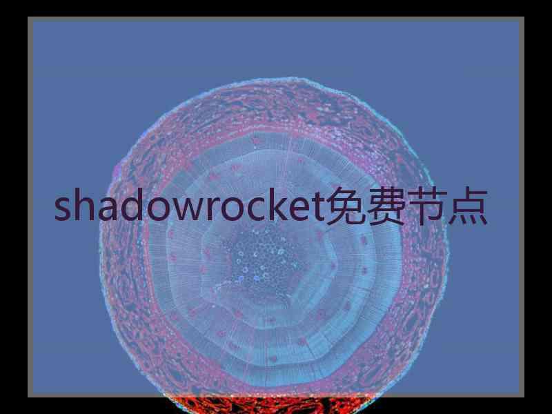 shadowrocket免费节点
